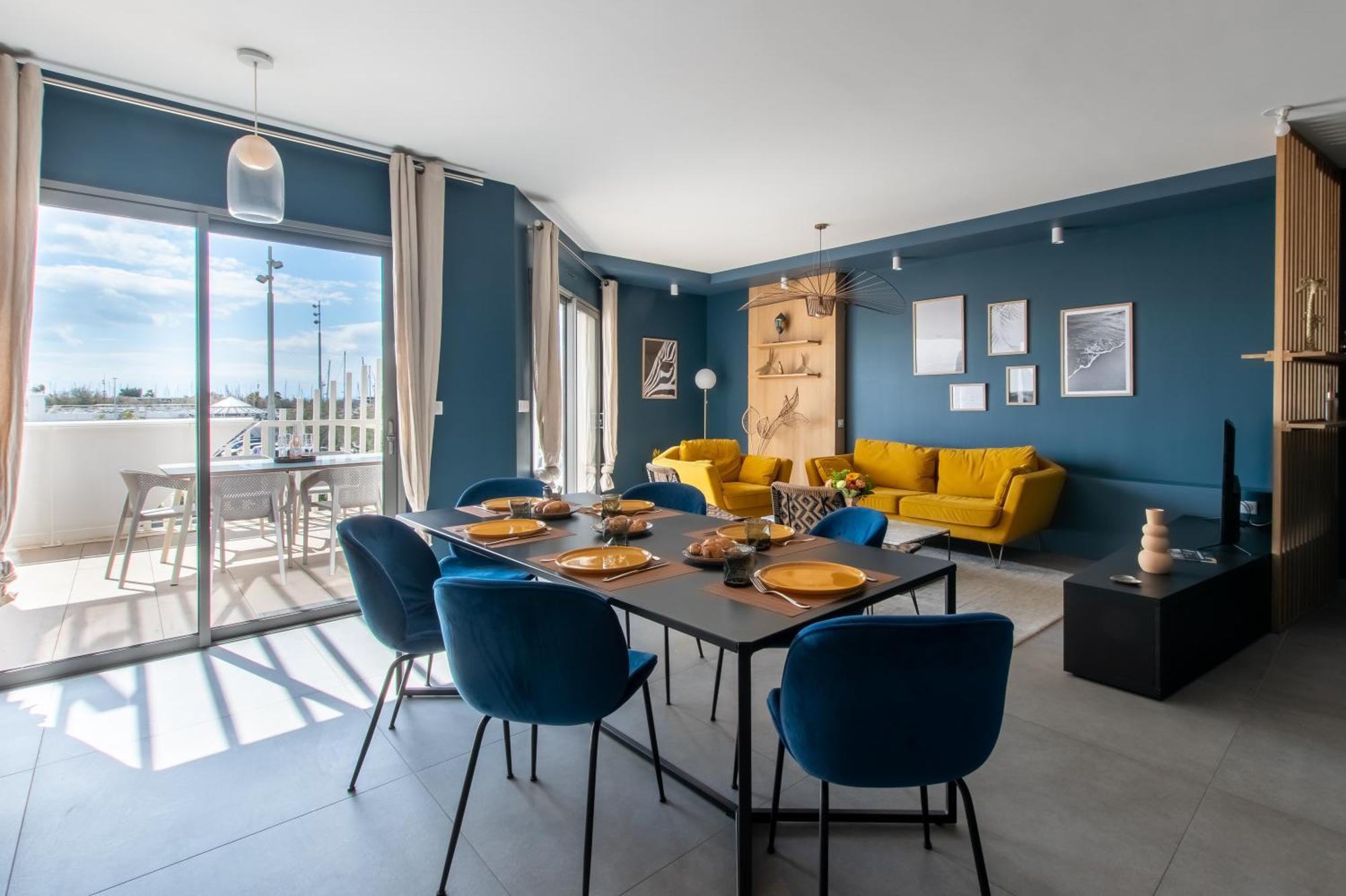 Luxury Mind Vue Exceptionnelle Pied Dans L'Eau Parkings Prives 2 Places Climatisation Hyper Centre Logement D'Exception La Grande Motte Bagian luar foto
