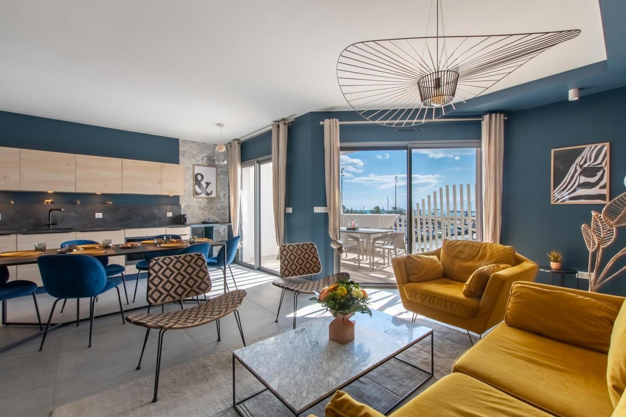 Luxury Mind Vue Exceptionnelle Pied Dans L'Eau Parkings Prives 2 Places Climatisation Hyper Centre Logement D'Exception La Grande Motte Bagian luar foto