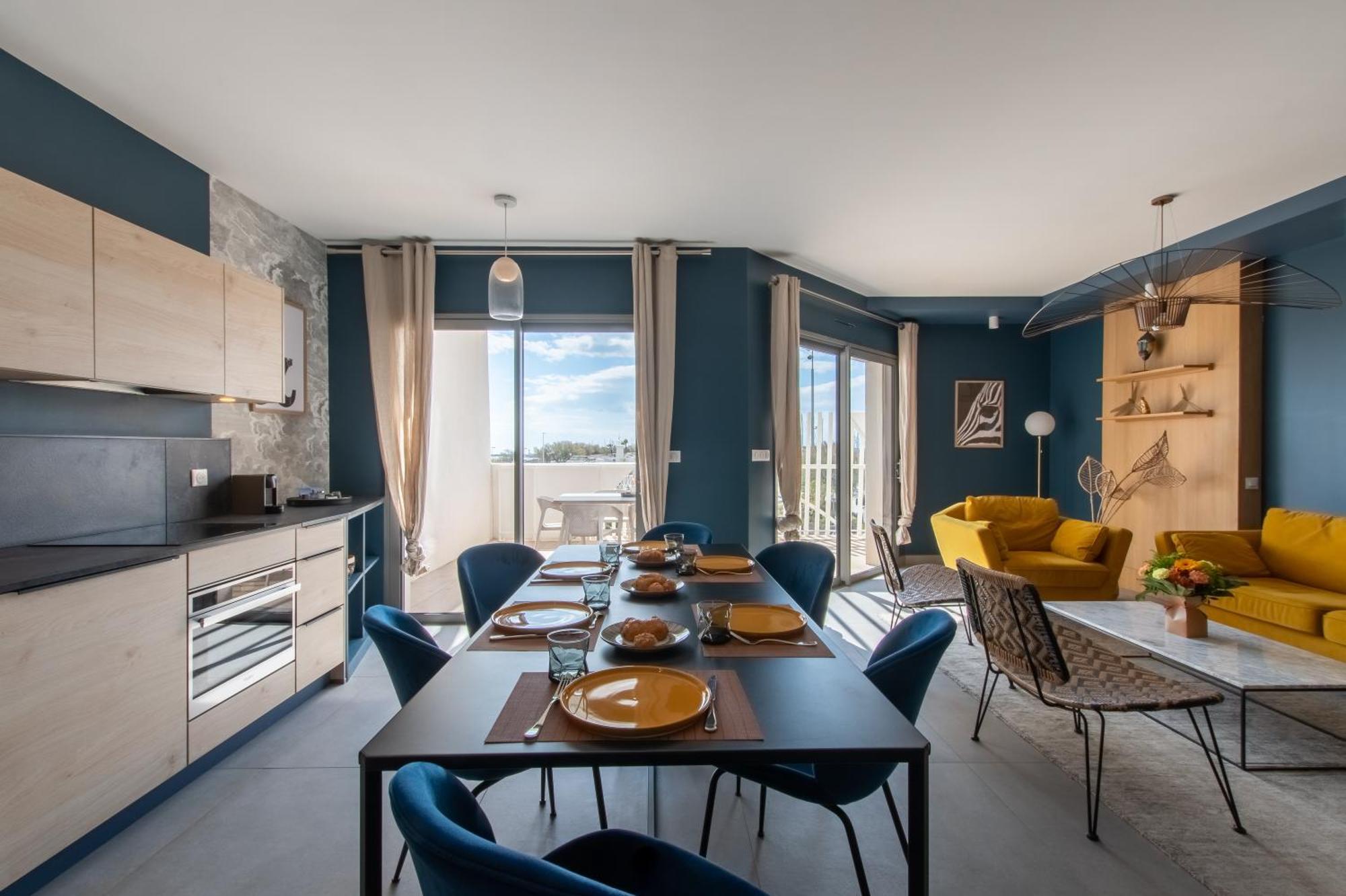 Luxury Mind Vue Exceptionnelle Pied Dans L'Eau Parkings Prives 2 Places Climatisation Hyper Centre Logement D'Exception La Grande Motte Bagian luar foto